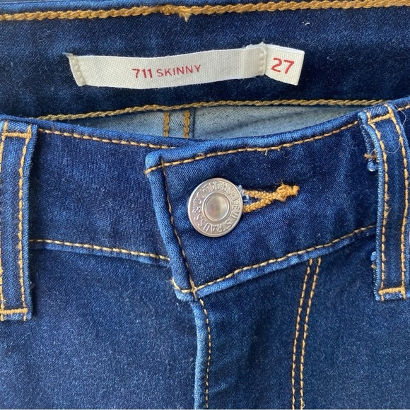 Levi's Women's 711 Stretchy Skinny Jeans I Size: 27 - Picture 4 of 6